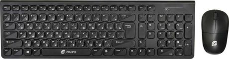 Комплект мышь + клавиатура Oklick 220M, черный