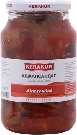 Овощные консервы Kerakur Аджапсандал, 980 г