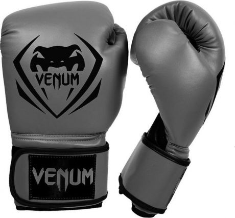 Боксерские перчатки Venum Contender, серый, вес 12 унций