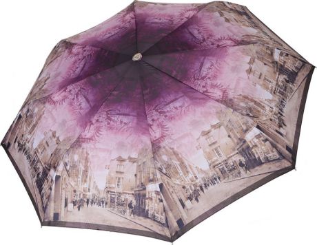 Зонт женский Fabretti, L-19116-7, коричневый