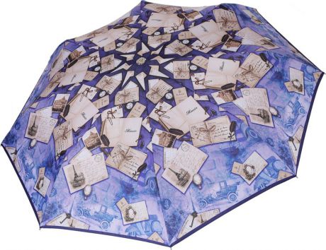 Зонт женский Fabretti, L-19121-7, сиреневый