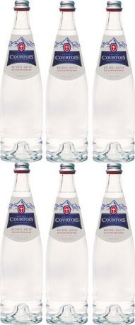 Вода Courtois "питьевая негазированная", 6 шт по 0,75 л