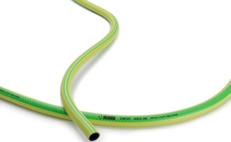 Шланг поливочный Rehau Комфорт Green Line, 10090441600, желтый, зеленый, 13 мм (1/2"), длина 20 м