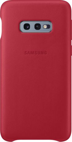 Чехол Samsung Leather Cover для Galaxy S10e, красный