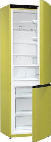 Холодильник Gorenje NRK6192CAP4, двухкамерный, зеленое яблоко