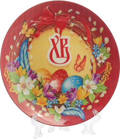 Тарелка сувенирная "Верба", 3909853, диаметр 20 см