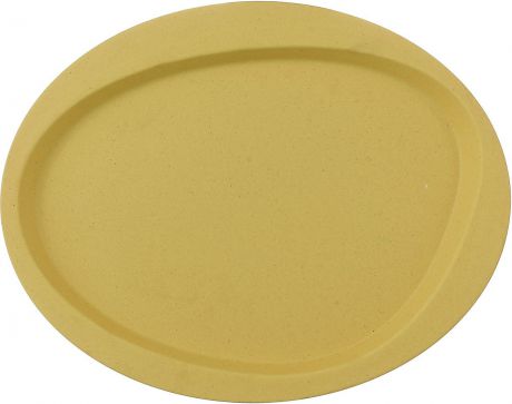 Тарелка плоская Fissman, 7146, желто-зеленый, диаметр 39 см