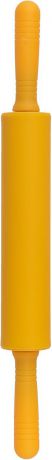 Скалка Mayer & Boch, с вращающимся валиком, 28059-2, желтый, 47 х 5,3 х 5,3 см