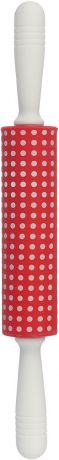 Скалка Mayer & Boch, с вращающимся валиком, 28058, красный, 43 х 5,3 х 5,3 см