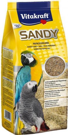 Песок для крупных попугаев Vitakraft "Sandy", 2,5 кг