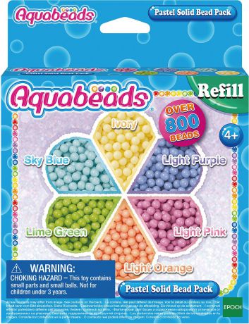 Набор для изготовления игрушек Aquabeads Бусины пастельных тонов, 31360