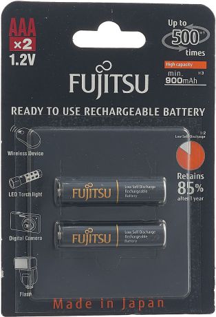 Аккумулятор Fujitsu, FDKB00007, тип ААА, 900 mAh, 2 шт