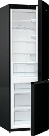 Холодильник Gorenje NRK6192CBK4, двухкамерный, черный