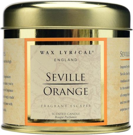 Свеча ароматическая Wax Lyrical Ароматическое путешествие Андалузский апельсин, 35 часов горения