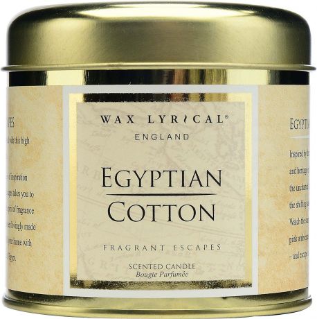Свеча ароматическая Wax Lyrical Ароматическое путешествие Египетский хлопок, 35 часов горения