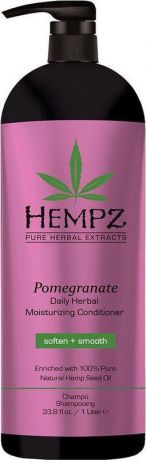 Кондиционер для волос Hempz Daily Herbal растительный, увлажняющий и разглаживающий, 1 л