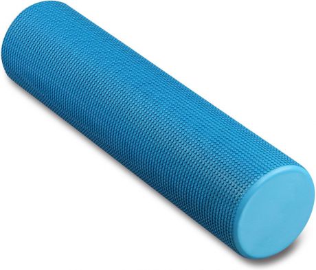 Ролик массажный для йоги Indigo, голубой, 15 х 60 см