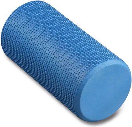 Ролик массажный для йоги Indigo, голубой, 15 х 30 см