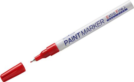 Маркер-краска MunHwa Extra Fine Paint Marker, 260036, красный