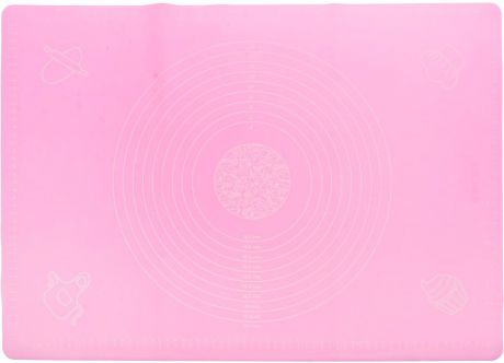 Коврик для теста Mayer & Boch, 88855, розовый, 45 х 65 см