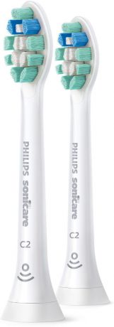 Насадка для электрической зубной щетки Philips Sonicare C2 Optimal Plaque Defence HX9022/10 с функцией BrushSync, 2 шт
