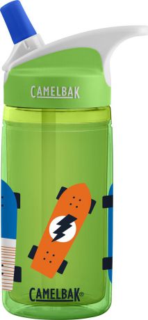 Бутылка для воды Camelbak Eddy Kids Insulated Skateboards, 1583301140, зеленый, 400 мл