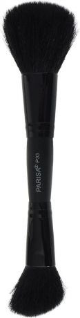 Кисть косметическая натуральная Parisa P-33 для рассыпчатой пудры и коррекции овала лица