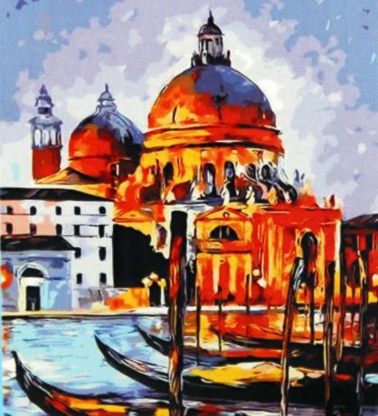 Набор для живописи Рыжий кот "Венецианские гондолы", 50 х 40 см