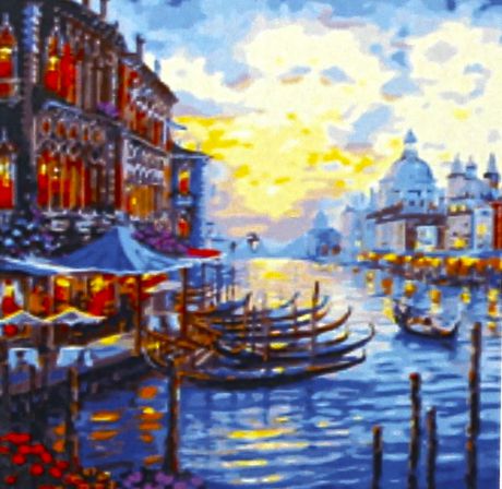 Набор для живописи Рыжий кот "Любимая Венеция", 50 х 40 см