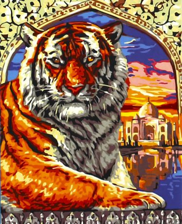 Набор для живописи Рыжий кот "Индийский тигр", 50 х 40 см