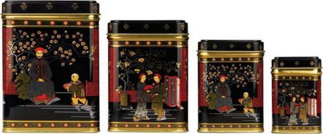 Банка для чая Gutenberg Японцы, 71029, разноцветный, 50 г