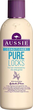 Бальзам-ополаскиватель Aussie Pure Locks, для волос, страдающих от ежедневной укладки, 250 мл