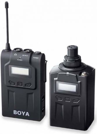 Радиопередатчик беспроводной Boya BY-WXLR8, для систем Boya BY-WM6 и WM8 и XLR микрофонов, 576,4 МГц - 599,9 МГц, 48 каналов УВЧ