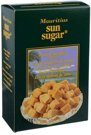 Сахар Diamant Sun Sugar тростниковый кусковой коричневый, 500 г