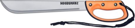 Мачете туристический Рубака Woodsmanz, T123 WOOD, серый, длина лезвия 33 см
