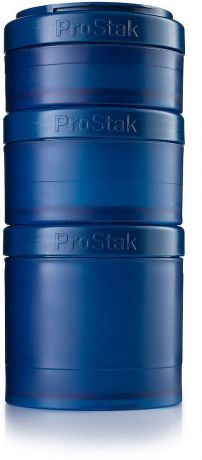 Набор спортивных контейнеров BlenderBottle ProStak Expansion Pak с таблетницей, BB-PREX-FNAV, синий, 4 предмета