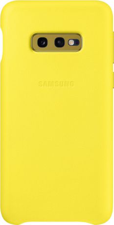 Чехол Samsung Leather Cover для Galaxy S10e, желтый