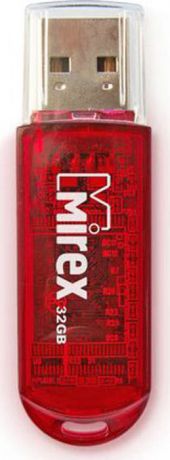 USB Флеш-накопитель Mirex Elf, 13600-FMURDE32, 32GB, red