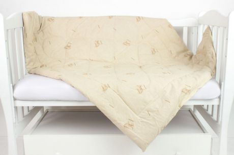 Одеяло детское AmaroBaby Сладкий сон, бежевый, 110 х 140 см