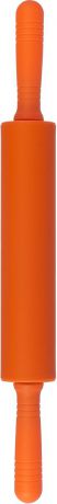 Скалка Mayer & Boch, с вращающимся валиком, 28059-1, оранжевый, 47 х 5,3 х 5,3 см