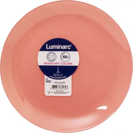 Тарелка десертная Luminarc Арти Блаш, N4464, розовый, диаметр 20.5 см