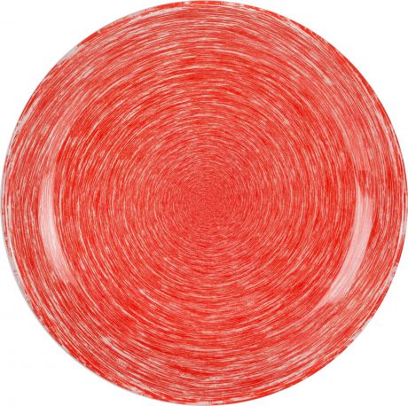 Тарелка десертная Luminarc Брашмания, P1380, красный, диаметр 20.5 см