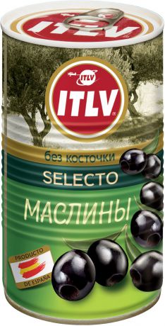 Маслины ITLV без косточки, 370 мл