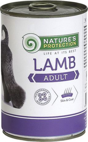 Консервы Nature’s Protection Adult Lamb для собак, ягненок, 400 г
