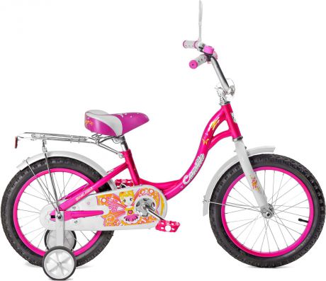 Велосипед детский Black Aqua Camilla, KG1217, со светящимися колесами, колесо 12", розовый