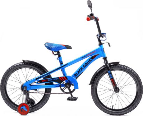 Велосипед детский Black Aqua Wily Rocket, KG1608, колесо 16", синий