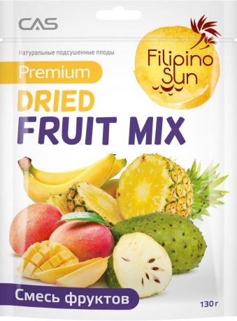 Подсушенные плоды Filipino Sun Смесь фруктов, 130 г