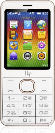 Мобильный телефон Fly FF2801, бежевый