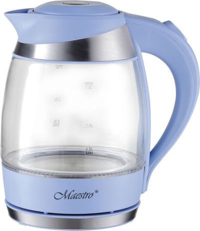 Электрический чайник Maestro, MR-065, синий, белый