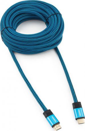 Кабель Cablexpert Gold HDMI, 10 м, CC-G-HDMI01-10M, синий